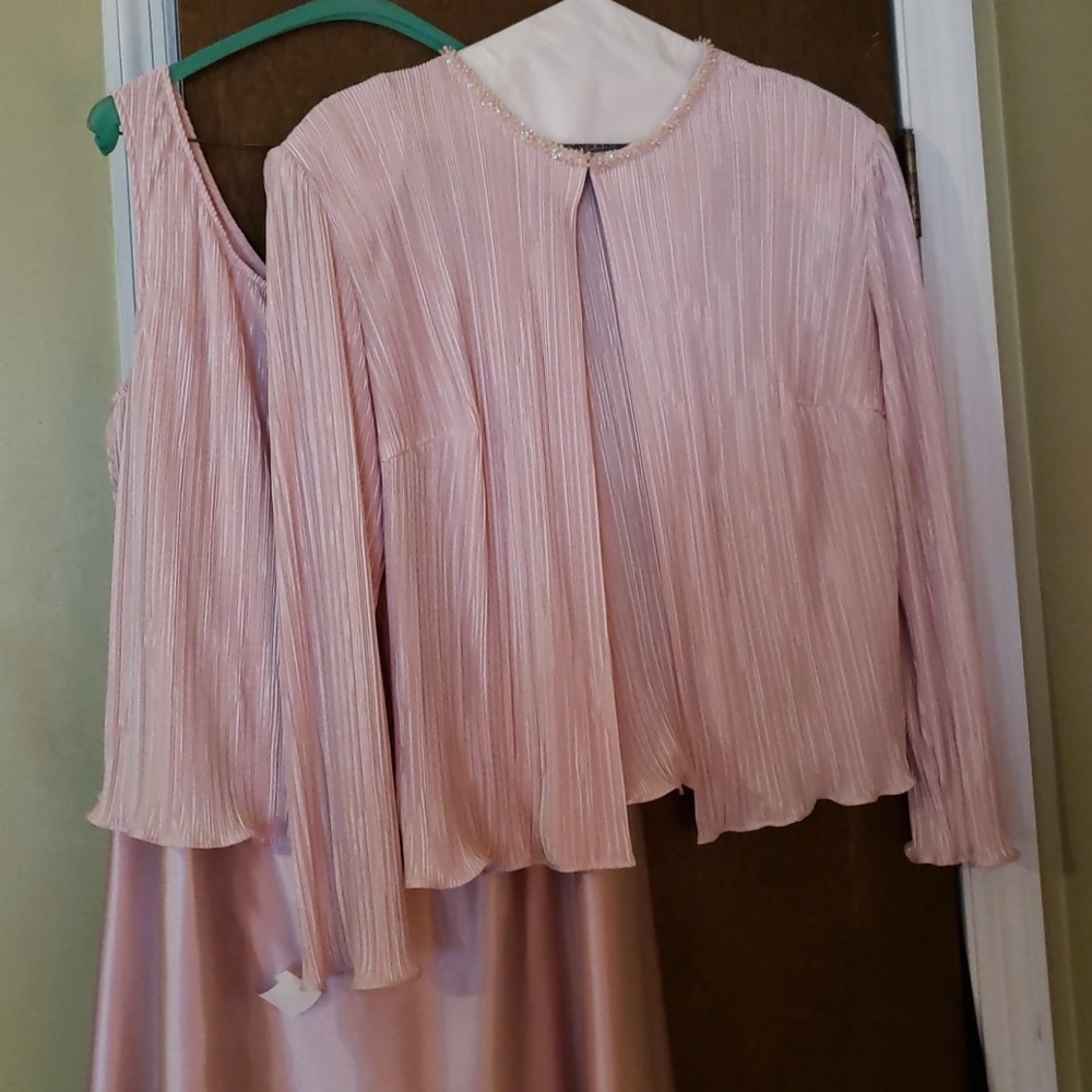 Light Pink Formal Dress with Jacket